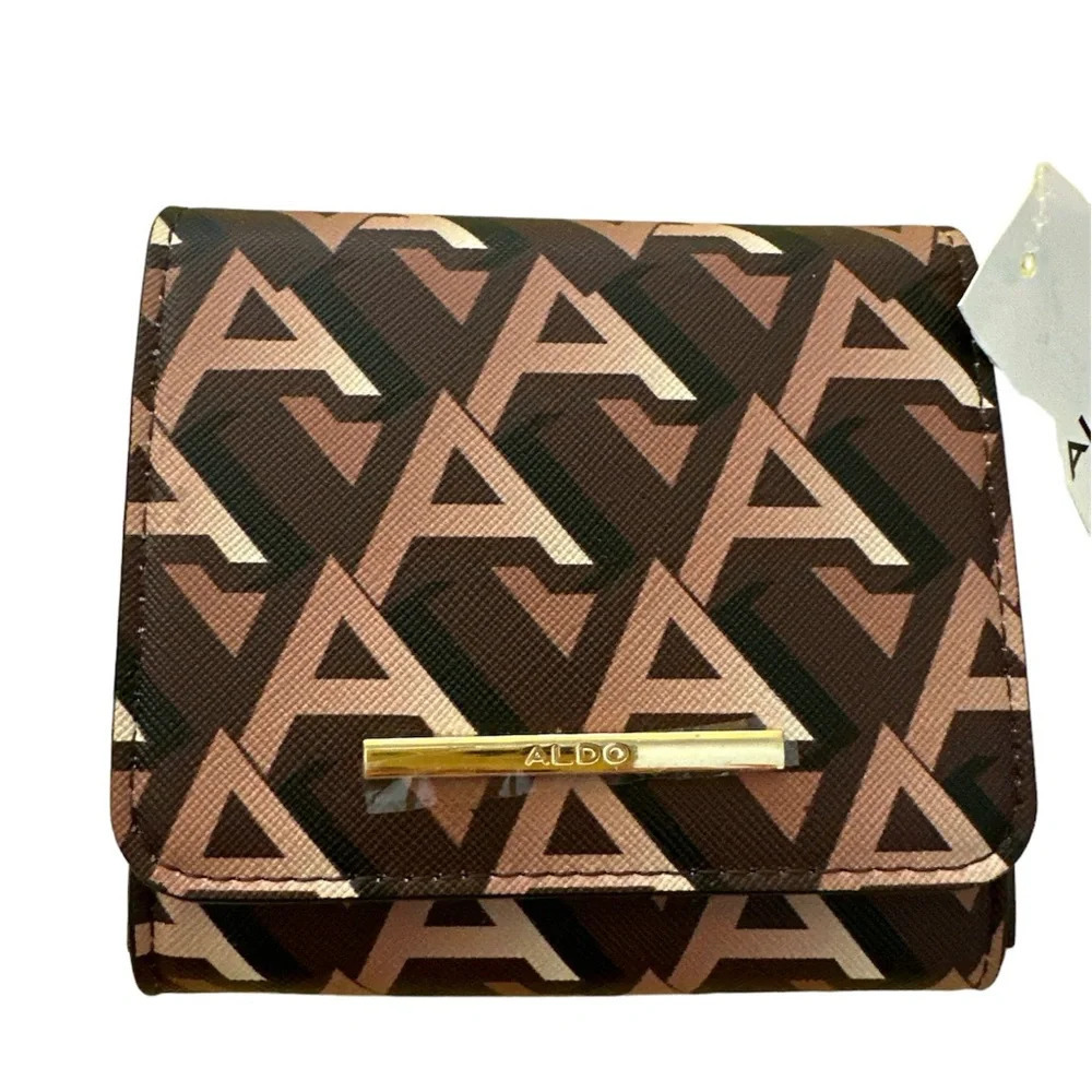 ALDO Brown Bifold  Mini Everyday Wallet BNWT